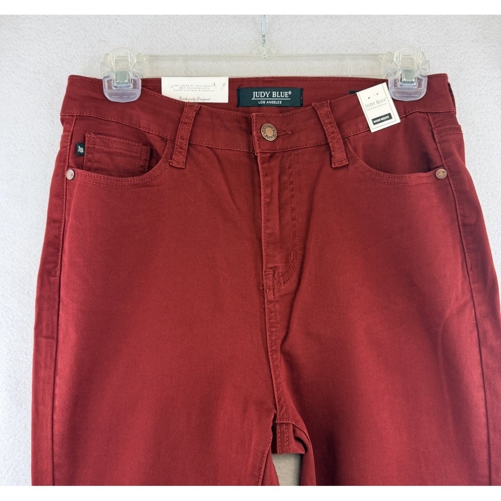 Judy Blue Women's 7/28‎ High Waist Skinny Fit Stretch Jeans Wine Color, NWT